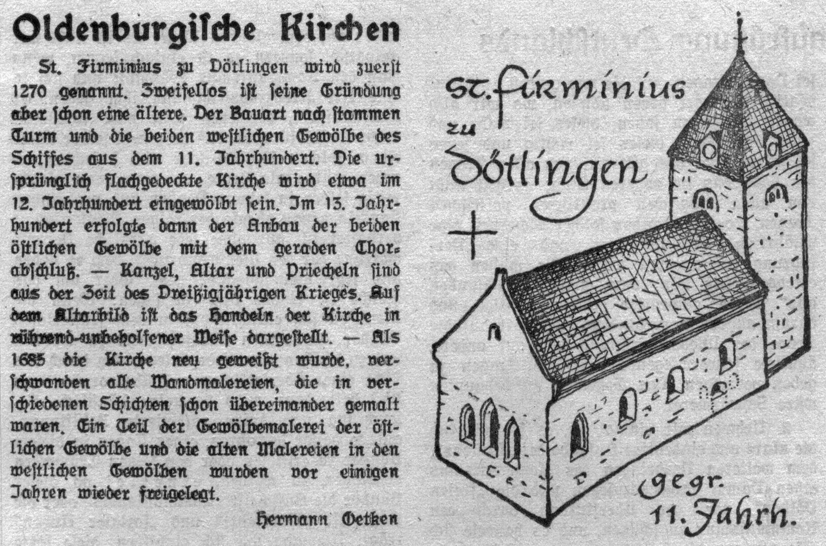 Kirche in Dötlingen
