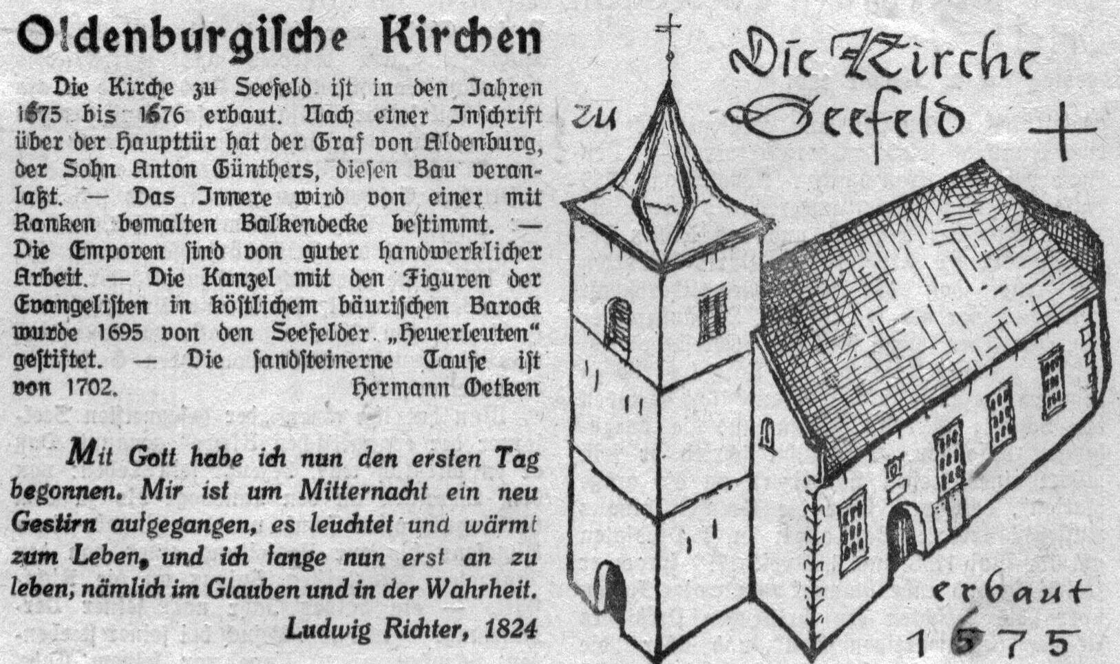 Kirche in Seefeld